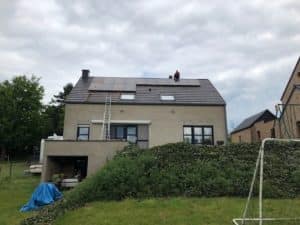 Placement panneaux photovoltaïques Liège Mortier après