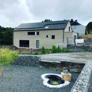 Placement panneau photovoltaïque Werbomont