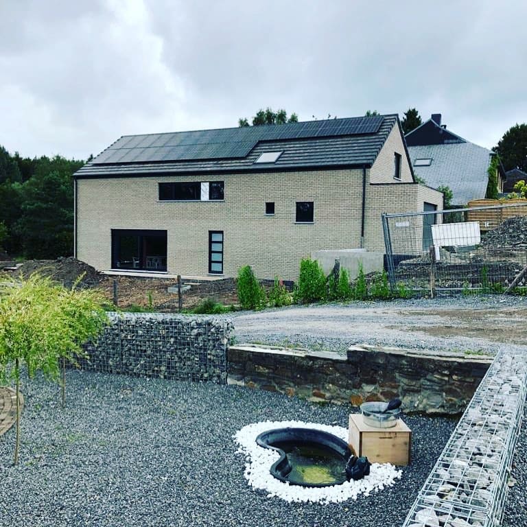 Placement panneau photovoltaïque Werbomont