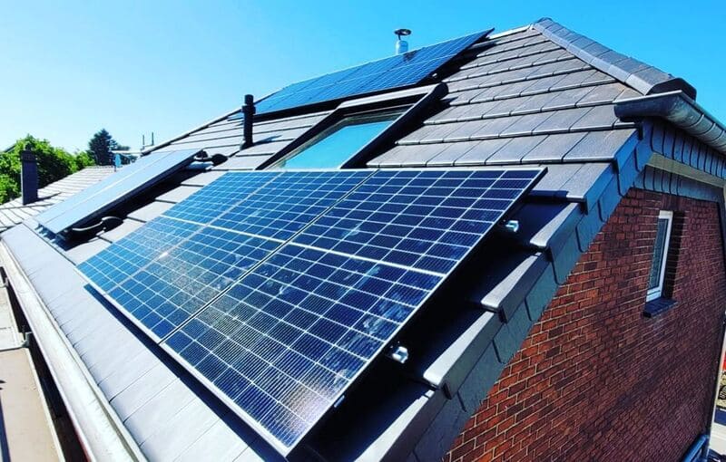 Panneaux photovoltaïques à Herbestal