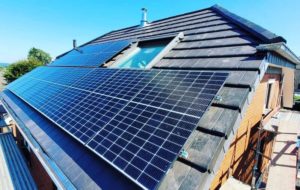 Panneaux photovoltaïques à Herbestal, province de Liège